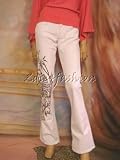 Ralph Lauren - $498 New RALPH LAUREN Painted Tiger Low Rise White Jeans 28