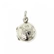 Sterling Silver Round Locket - 2 Picture & Diamond Cut