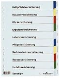 Produkt-Bild: DURABLE Versicherungsregister/6741-27 DIN A4 farbiger Ablauf Hartfolie