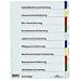 DURABLE Versicherungsregister/6741-27 DIN A4 farbiger Ablauf Hartfolie