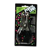 MCG52500 15-Sheet Capacity 2 Reach 1-Hole 1/4 Round Punch, 6-1/2L, Chrome/Purple