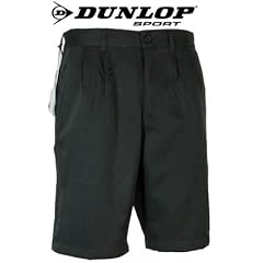 Dunlop Herren Marken Golfshort schwarz