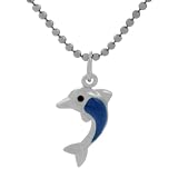 Sterling Silver Child Dolphin Necklace