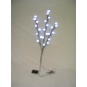 Battery-operated 24 Light White LED Branch Light by 