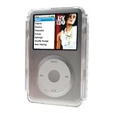Quartz Case for Ipod Classic (80gig) & 5g (30 Gig) w/ White Stripe