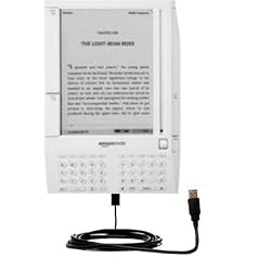 Classic Straight USB Cable for the Amazon Kindle (1st Generation) with Power Hot Sync and Charge capabilities - uses Gomadic TipExchange Technology
