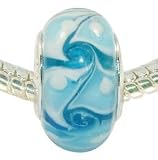 LovingtheBead © 'Effortless' Murano Glass Slide-on & Slide-Off Bead Charm