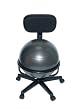 Cando Ball Chair - Metal - Mobile - with Back - no Arms, Item- 30-1790