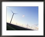 Wind Generators Spinning In Countryside Framed Art Poster Print, 22x18 31oF41QupKL. SL160 Wind Generators Spinning In Countryside Framed Art Poster Print, 22x18
