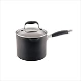 IMAGE OF Advanced 3.5 Quart Covered Straining Saucepan with Spouts