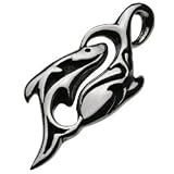 【シルバーアクセサリー ペンダント・ネックレス】 イルカ ドルフィン 動物 海 トライバル メンズ&レディース cenote-p0366 イルカ