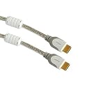 Geftix Premium 24K Gold Plated Professional Silver Series HDMI to HDMI Cable - 1.3 Compliant 1080P Compatible - 1 metre - For use with LCD & Plasma HD Ready TVs, Playstation 3 (PS3), Xbox 360, BluRay Player, Sky HD, Virgin V+