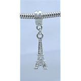 EIFFELTOWERSilverCharmDangleBeadPandoraStyle