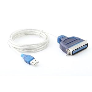 Sabrent SBT-UPPC USB to Parallel 6-Foot Printer Cable