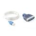 Sabrent SBT-UPPC USB to Parallel 6-Foot Printer Cable