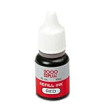Cosco ACCUSTAMP Gel Ink Refill, Red, 0.35 Oz. Bottle
