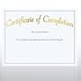 Certificate Paper - Preprinted - Completion - White