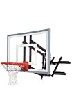 First Team RoofMaster Turbo Roof and Wall Mount Basketball Hoop with 54 Inch Glass Backboard