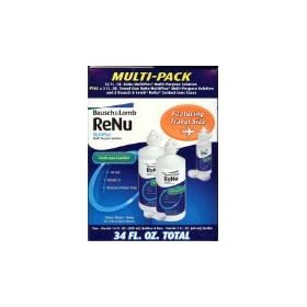 Bausch & Lomb ReNu MultiPlus No-Rub Formula Solution for Soft Contact Lenses,