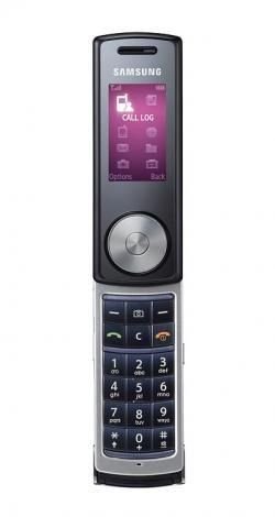 Samsung - Téléphone portable SGH-F210 - clavier rotatif - lecteur multimédia / app.photo 2Mpix / Bluetooth stéréo / slot mémoire microSD