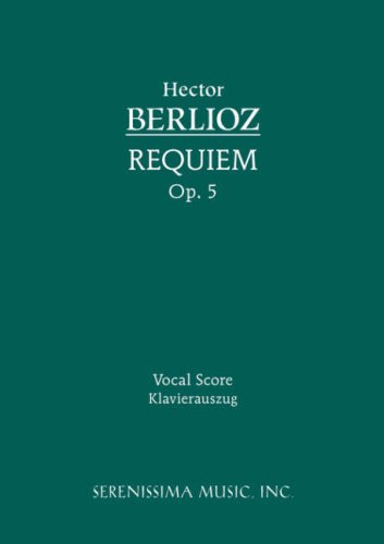 Requiem, Op. 5 - Vocal score