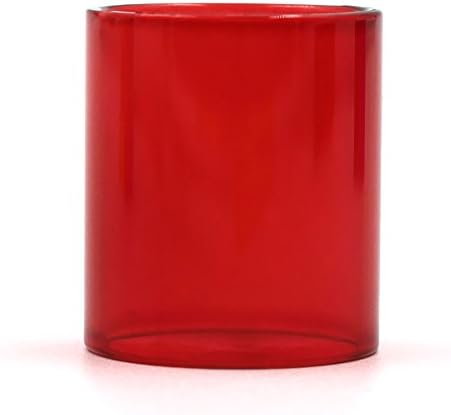 Toptank Mini Topbox Mini Kangertech Replacement Replace Glass Tank Tube Cap Perfect Fit Beautiful Colors Choose FBA Stock (Red)