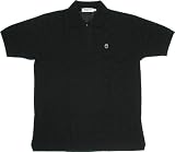 Size【L】A BATHING APE(エイプ) 青山限定08SS STA★＆サル顔ポロシャツ 黒【黒】【新品】の画像
