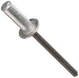 Aluminum Closed End Rivet w/ Steel 3/16 Diameter , .355 Length, Drill # 11, Grip .062-.125 (Pack of 100)
