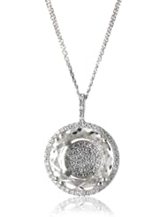 Suzanne Kalan "Vitrine" White Topaz and Diamond Necklace