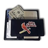St. Louis Cardinals Embroidered Leather Checkbook Cover