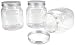 Making Memories Storage Jars Large 3/Package, Clear Plastic/Metal Lids 30 Ounces