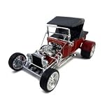 1923 Ford T Bucket Soft Top Red 1:18 Diecast Model Car