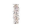9' x 18" Pre-Lit Flocked Snow Pine Artificial Christmas Garland - Clear Lights