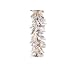 9' x 18" Pre-Lit Flocked Snow Pine Artificial Christmas Garland - Clear Lights