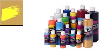 Createx Opaque Yellow 4 Oz.