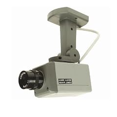 Kamera Attrappe mit LED Licht + Bewegungsmelder