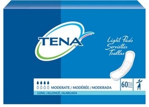 Special 3 packs of TENA Moderate Long Pads - 60 per pack - SCA Personal Care 41409