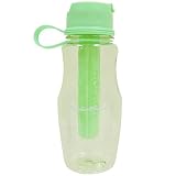 Eddie Bauer 24-ounce Ice Core Lexan Water Bottle, Lime Green