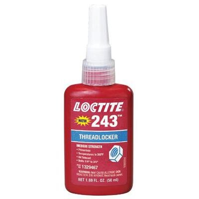 Loctite 442-1329837 10 Ml Loctite 243 Threadlocker10Ml tol-rant aux huiles Loctite 442-1329837 10 Ml Loctite 243 Threadlocker10Ml tol-rant aux huiles