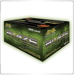 Draxxus Blaze Paintballs 2000 Rounds - Woodland Camo