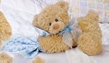 Baby Gund Cuddly Pals Bundles Dreamin' Tan Bear with Blue Blanket