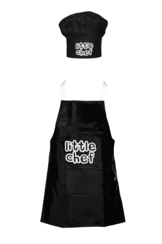 Premier Housewares Kochsch&uuml;rze & M&uuml;tze f&uuml;r Kinder Little Chef, PVC
