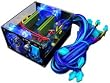 Apevia / Iceberg / 680-Watt / ATX / Dual 80mm Fan / 20/24 Pin / SLI-Ready / SATA-Ready / Blue / Power Supply
