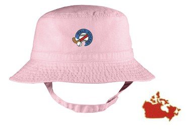 Embroidered Infant Bucket Cap with the image of: canada