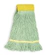 Tough Guy 1NNW4 Wet Mop, Recycled, Green, Sz Medium