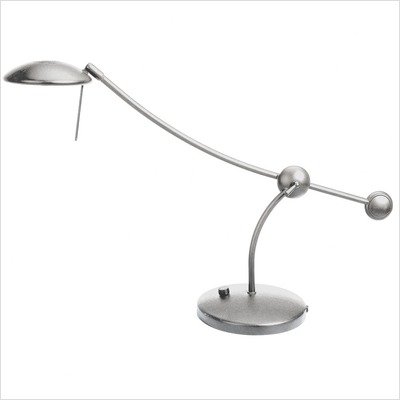 Dainolite DLHA567-SC Desk Lamp, Satin Chrome