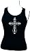 Iron on Hot Fix Rhinestone Motif Design Cross 3