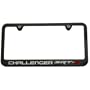 Dodge Challenger SRT8 SRT-8 License Plate Frame Black