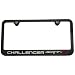 Dodge Challenger SRT8 SRT-8 License Plate Frame Black