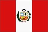Peru Flag Polyester 3 ft. x 5 ft.